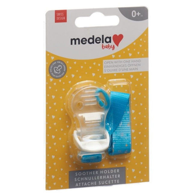 Тримач для дитячої пустушки MEDELA синій