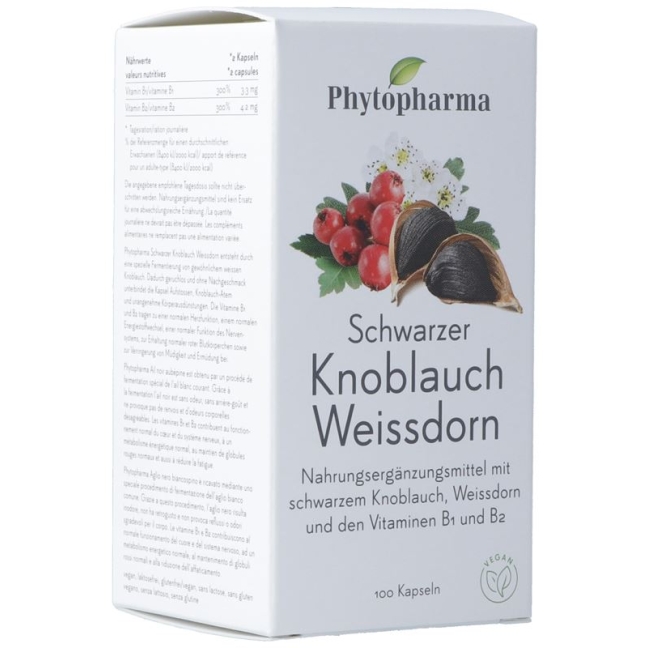 PHYTOPHARMA Черный чеснок Weissdo Kaps