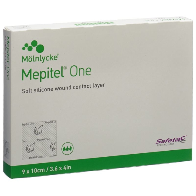 Ранова пов&#39;язка Mepitel One 9х10см (розриви шкіри) 5 шт