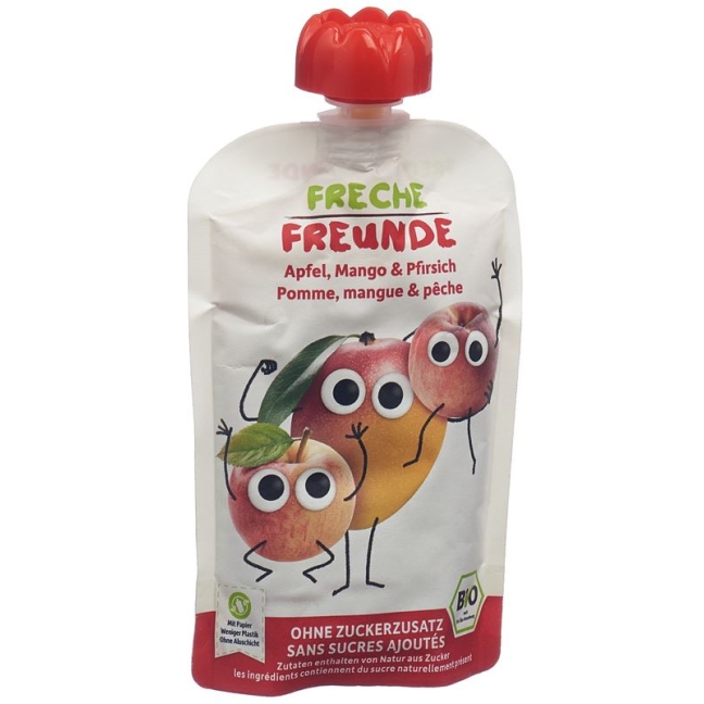 Cheeky Friends Squeeze Apple Mango &amp; Peach 100г