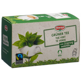 Зеленый чай Morga в футляре Organic Fairtr Knos 20 шт.