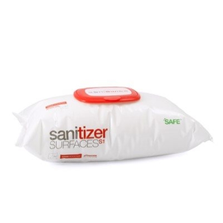 Салфетки Saniswiss Sanitizer Surfaces S1 100 шт.