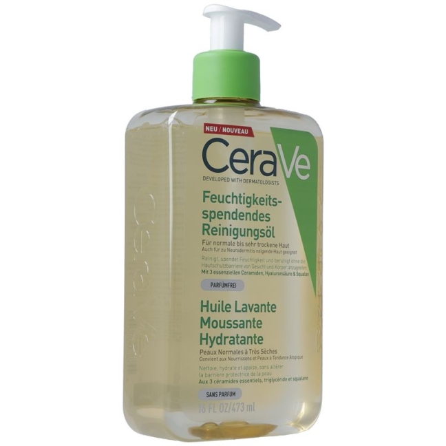 CERAVE волога пінна миюча олія