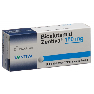 Бикалутамид Зентива, таблетки, покрытые пленочной оболочкой, 150 мг, 30 шт.