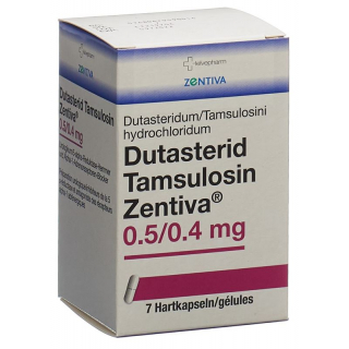Дутастерид Тамсулозин Зентива 0,5/0,4 мг флакон 7 шт.