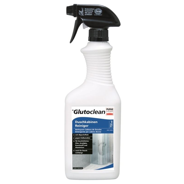Флакон для миття душової кабіни Glutoclean 750 мл