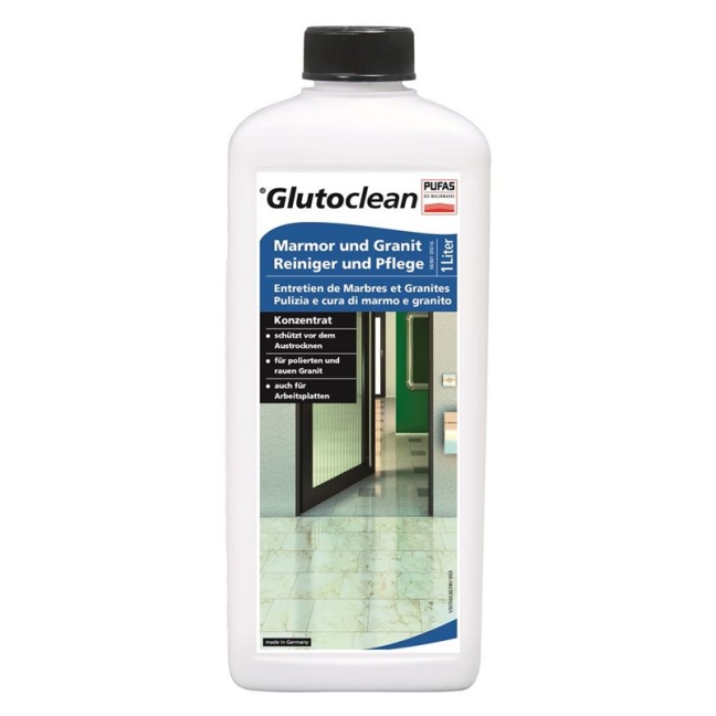 Засіб для очищення мармуру+граніту Glutoclean+флакон 1л