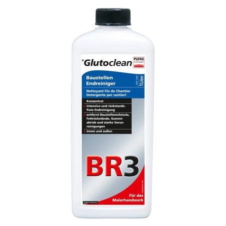 Засіб для остаточного очищення будівельного майданчика Glutoclean Br3 флакон 1л
