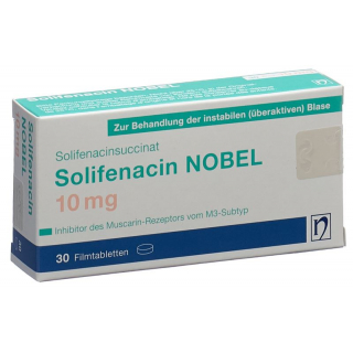 Солифенацин Нобель таблетки, покрытые пленочной оболочкой, 10 мг 30 шт.