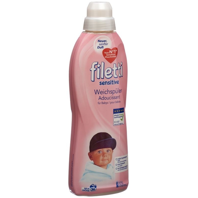 Кондиціонер для білизни Filetti Sensitive 36 Wg пляшка 0,9 л