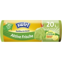 Пакеты для мусора Swirl Activ-Fresh 20л 12 шт.