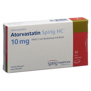 АТОРВАСТАТИН Спириг HC пленочные таблетки 10 мг