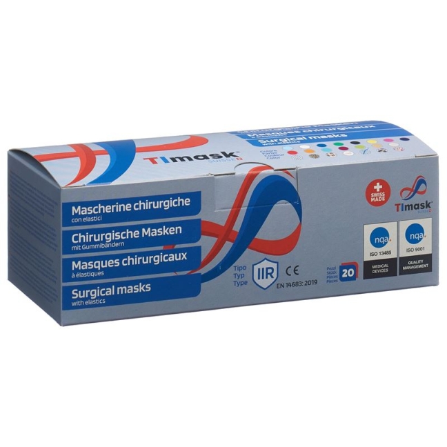 Одноразова медична маска TIMASK типу IIR Elegance