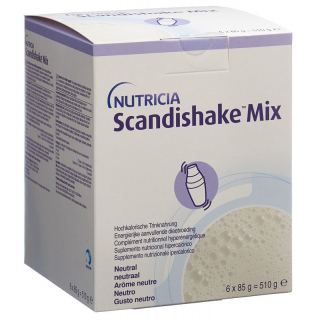 Scandishake Mix Порошок нейтральный (новый) 6 пакетиков по 85г