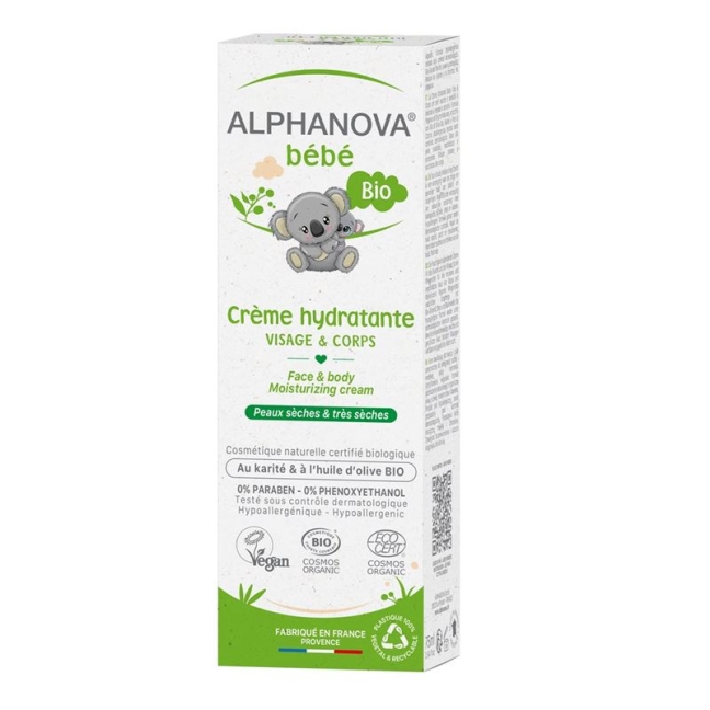 Зволожуючий крем для обличчя Alphanova BB 75 мл