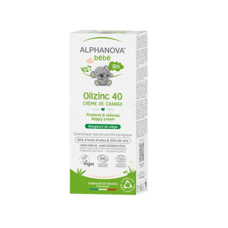 Alphanova BB Olizinc 40 крем для защиты от ран органический 50г