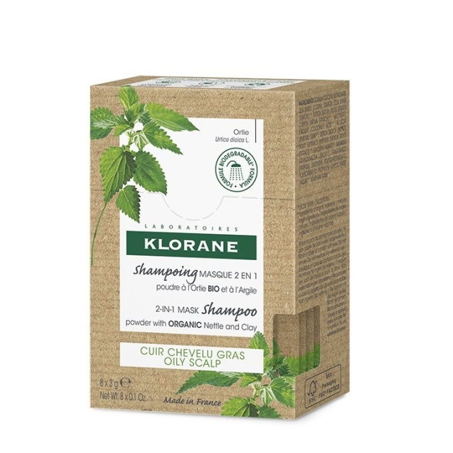 KLORANE маска шампунь кропива органічна