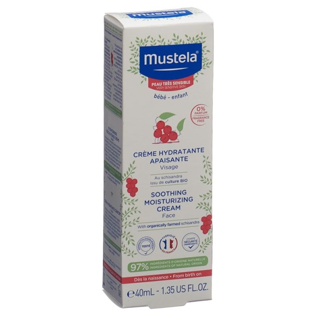 Заспокійливий крем для обличчя MUSTELA