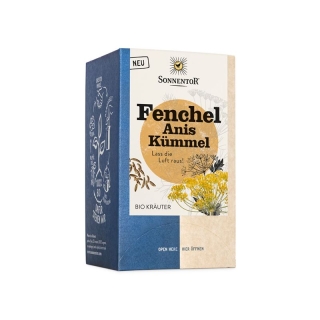 Sonnentor Чай с фенхелем, анисом и тмином, органические пакетики, 18 шт.
