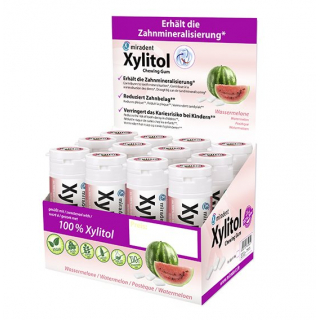 Miradent Xylitol Chewing Gum Disp Watermel 12x30pcs