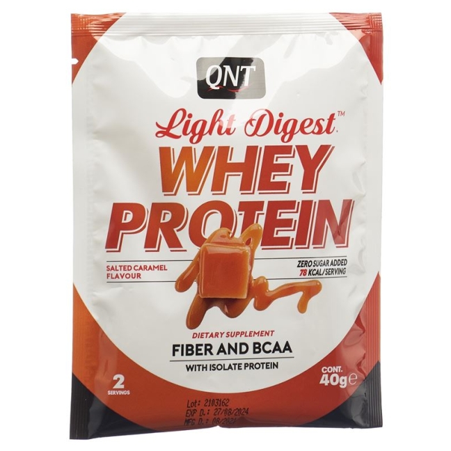 Qnt Light Digest Whey Protein Salted Caramel 40g