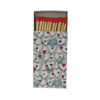 Herboristeria Matches Heart Shower Red 45 шт