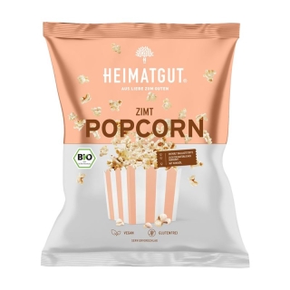Попкорн Heimatgut с корицей, органический пакетик, 90г