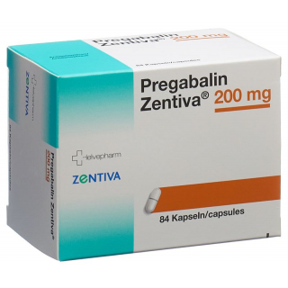 Прегабалин Зентива капсулы 200мг 84 шт.