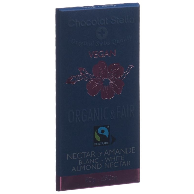Органічний шоколад Stella Nectar D&#39;amande Organic Fair 80г