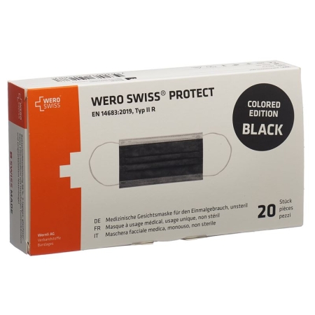WERO SWISS Protect Mask Type IIR чорний