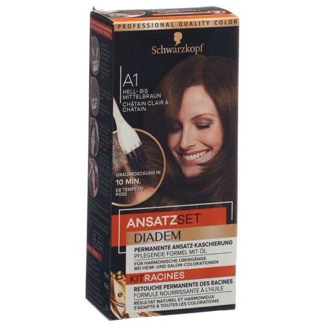 Набір насадок Schwarzkopf Light-Medium Brown A1