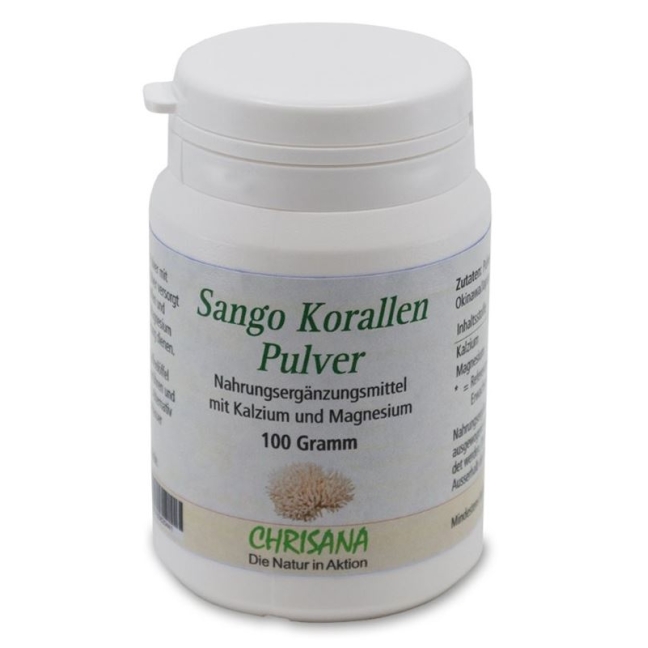 Кораловий порошок Chrisana Sango банка 100г