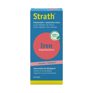 STRATH Iron натуральное железо + травяные дрожжи табл.