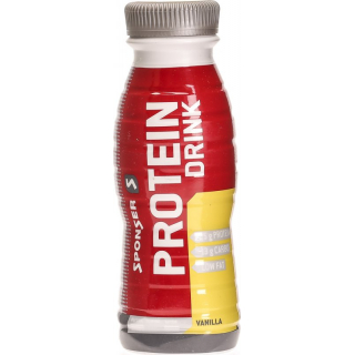Спонсер Протеин напиток с низким содержанием жира со вкусом ванили 330 мл 