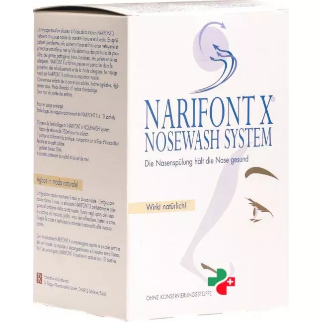 Narifont X Nosewash System 4 x 250 мл Narifont X Nosewash System 4 x 250 мл