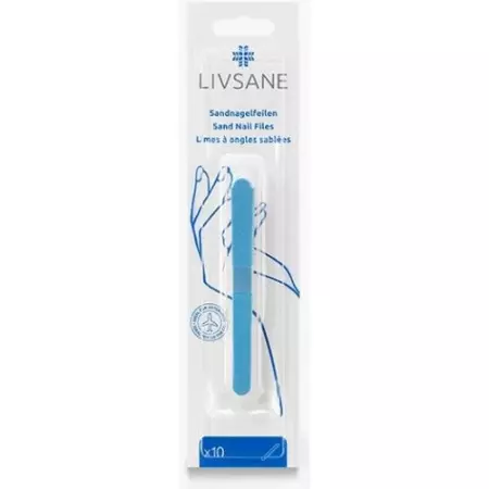Пісочні пилочки Livsane 10 шт