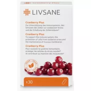 Livsane Журавлина Плюс капсули 30 шт