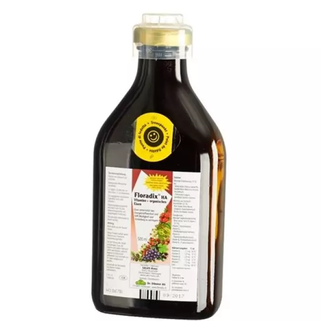 Floradix VEGAN 500 мл + THIN без вітаміну B12 для веганів