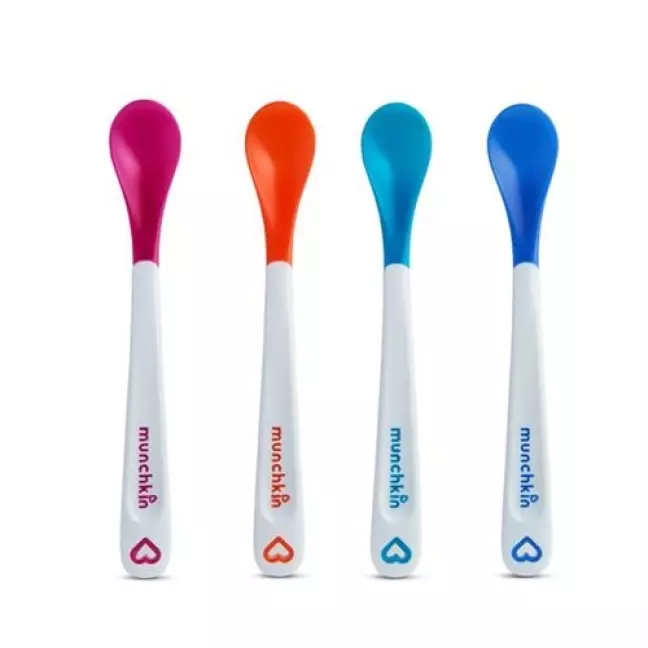 MUNCHKIN Safety Spoon White Hot 4 шт