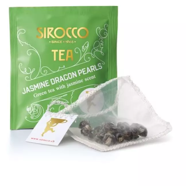 Чай Sirocco в пакетиках Jasmine Dragon Pearls 20 шт Чай Sirocco в пакетиках Jasmine Dragon Pearls 20 шт