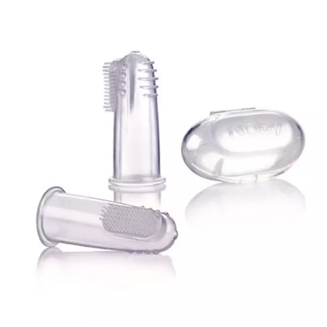 Nuby Finger-zahnburste mit Aufbewahrungsbox Nuby Finger-zahnburste mit Aufbewahrungsbox