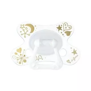 Difrax Dummy Natural Gold 12+M Silicone
