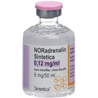 NORADRENALIN SINT 6 MG/50ML