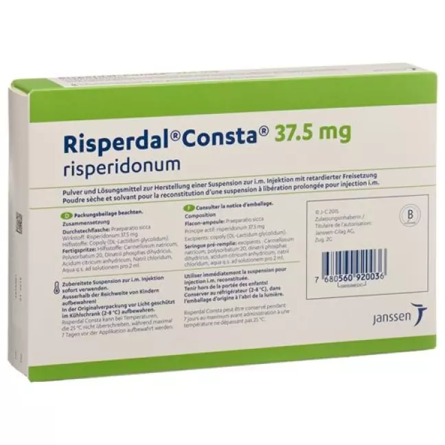 Risperdal Consta Inj Susp 37,5 mg Inj набір Risperdal Consta Inj Susp 37,5 mg Inj набір