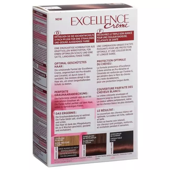 EXCELLENCE Cream Triple Prot 5.5 червоний світло-коричневий EXCELLENCE Cream Triple Prot 5.5 червоний світло-коричневий