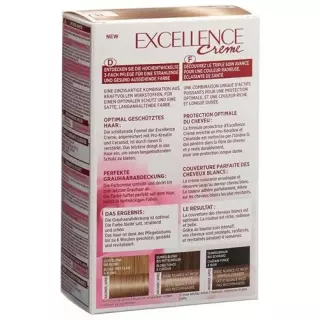 Світлий попелястий блонд EXCELLENCE Cream Triple Prot 8.1