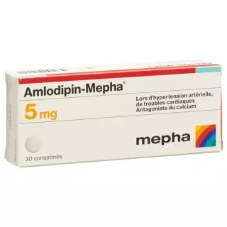 Амлодипін-Мефа таблетки 5 мг 30 шт