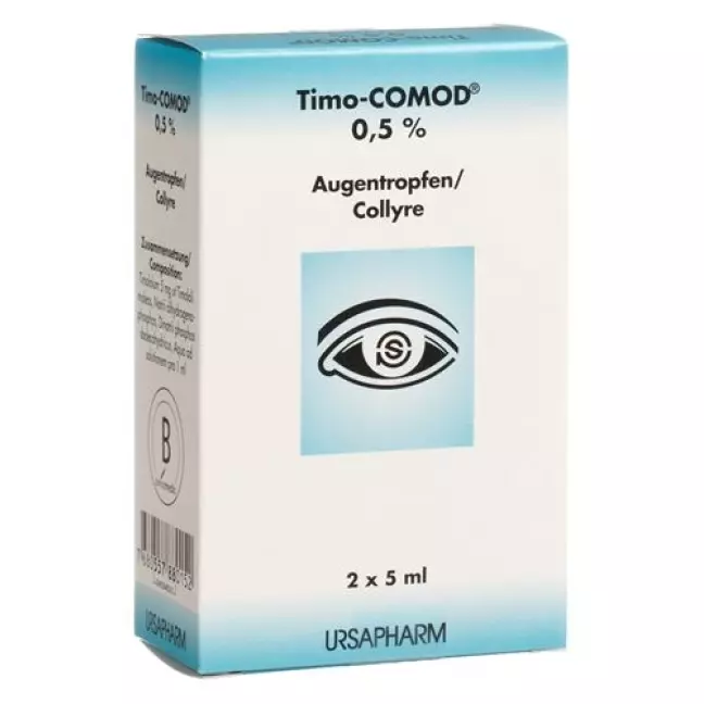 Timo-COMOD Gtt Opht 0,5% 2 х 5 мл Timo-COMOD Gtt Opht 0,5% 2 х 5 мл