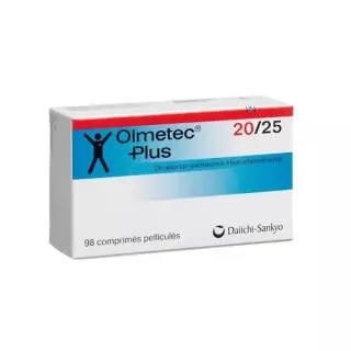 Таблетка Olmetec Plus плівкова 20/25 98 шт