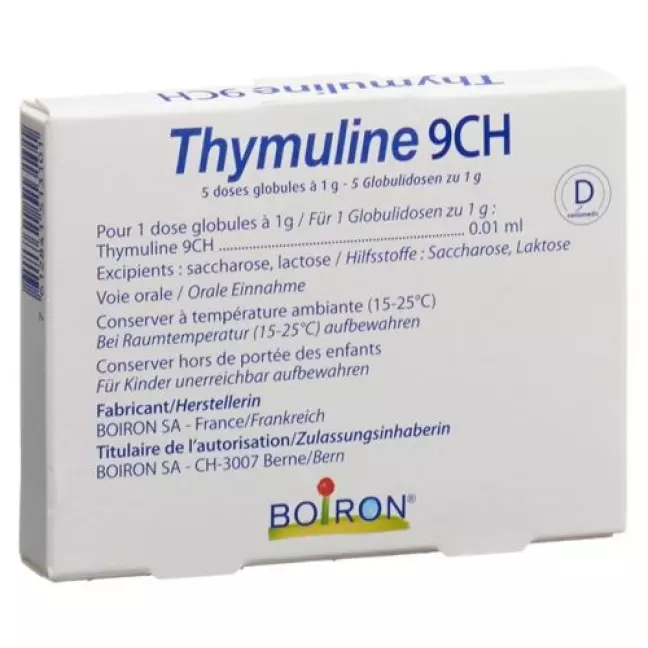 Boiron Thymuline Glob C 9 5 x 1 Dos Boiron Thymuline Glob C 9 5 x 1 Dos